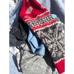 Mixed‎ Lot of Knit Sweaters Colorful Patterns & Textures Bundle Unique Pieces